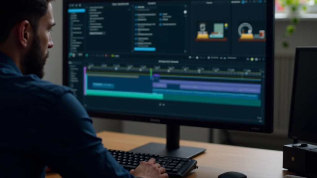 Zeitstrahl in Animation-Software zeigt Frame-Planung und Keyframe-Positionen für sanfte Übergänge
